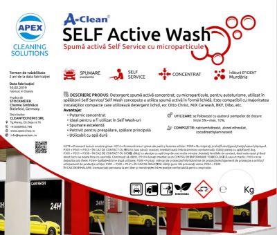 SELF Active Wash - Spuma activa Self Service cu microparticule