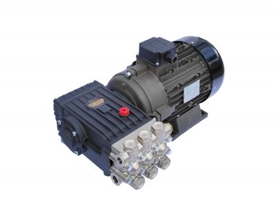 Pompa inalta presiune INTERPUMP WS201, motor 5.5KW cuplaj elastic  - 200 bar, 15 L/min