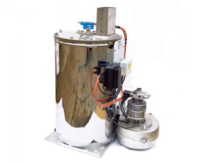 Caldarina (boiler) 500bar, complet echipata pentru aparat de spalat cu presiune apa calda - 