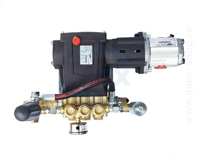Pompa Presiune Hidraulica Completa MM15250, cu manometru,  250 bar, 15l/ min