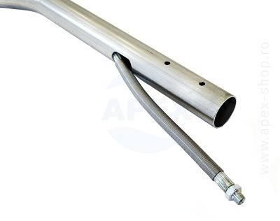 Brat rotativ cu suport spalatorie self, INOX, 1200 mm, G1/4M