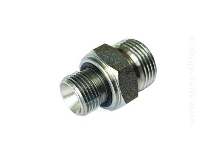 Niplu M22 3/8m otel zincat