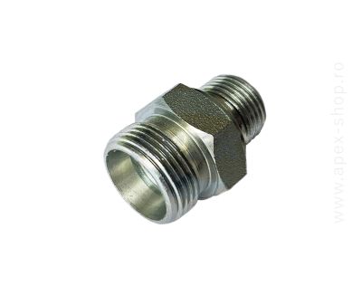Niplu M22 3/8m otel zincat