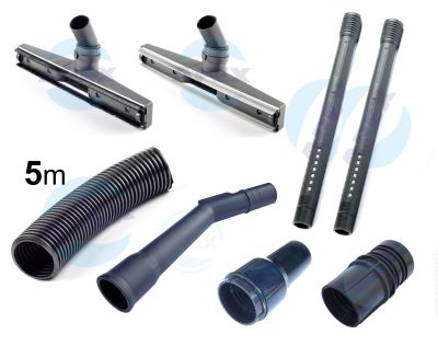 Kit complet de accesorii aspirator profesional D38, furtun 5m