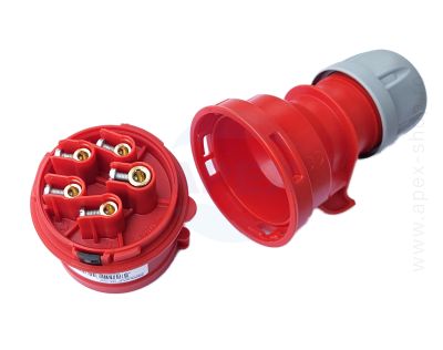 Fisa Industriala 5P 16A Mobil IP44 PCE
