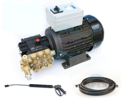 Grup pompare complet echipata monofazat Udor PNC 13/15S  - 150 bar (furtun 10m, pistol si lance spalare)