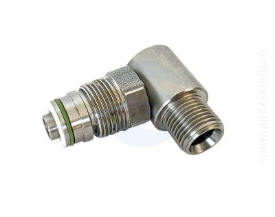 Cupla rotativa tambur furtun presiune INOX AISI 303, 400 bar
