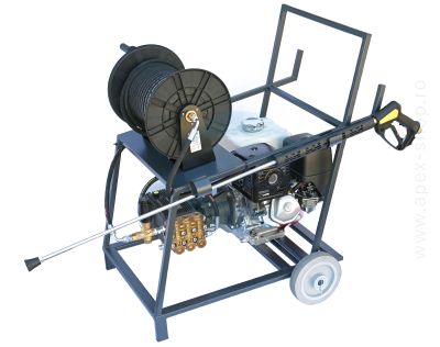 Sistem industrial de spălare Annovi Reverberi XW 21.25 - 250 bar, Motor Honda benzină GX390, complet echipat cu tambur