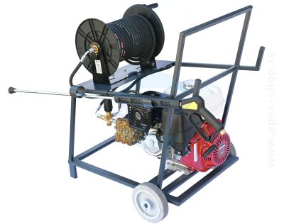 Sistem industrial de spălare Annovi Reverberi XW 21.25 - 250 bar, Motor Honda benzină GX390, complet echipat cu tambur