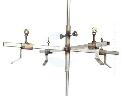 Suport universal din inox, reglabil pentru spălarea cisternelor, max 250 bar