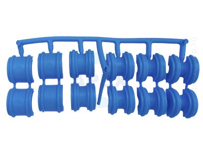 Opritor furtun tambur, blue, furtun 10-34 mm