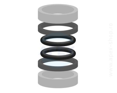 Set reparație pivotant rotativ ST-320 oțel inoxidabil